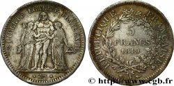 5 francs Hercule, IIe République 1849 Paris F.326/5