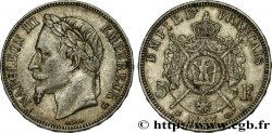 5 francs Napoléon III, tête laurée 1867 Paris F.331/10