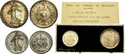 Boîte d essais de 5 francs et de 1 franc Semeuse “Haut Relief” 1959 Paris GEM.104 17