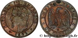 Un centime Napoléon III, tête laurée 1862 Strasbourg F.103/5 SUP