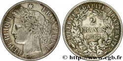 2 francs Cérès, avec légende 1887 Paris F.265/13 TB