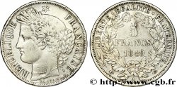 5 francs Cérès, IIe République, Main/Main 1849 Paris F.327/2