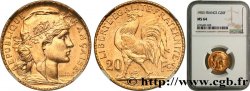 20 francs or Coq, Dieu protège la France 1903 Paris F.534/8