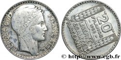 Fautée de 20 francs Turin, rameaux longs, Coin Tournés à 3h 1933  F.400/5 XF