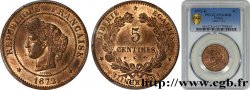 5 centimes Cérès 1872 Bordeaux F.118/6