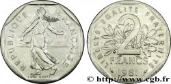 2 francs Semeuse, nickel 1981 Pessac F.272/5