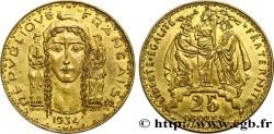 Épreuve privée de 25 Oboles en bronze 1934  GEM.218 1 MS62