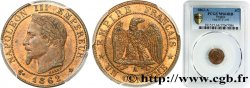 Un centime Napoléon III, tête laurée 1862 Paris F.103/4