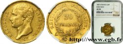 20 francs or Napoléon tête nue, type transitoire 1807 Paris F.514/1