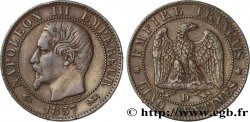 Cinq centimes Napoléon III, tête nue 1857 Lyon F.116/40