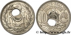 10 centimes Lindauer, maillechort, trou décentré 1939 F.139/3