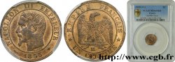 Un centime Napoléon III, tête nue 1855 Marseille F.102/23