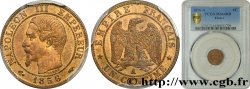 Un centime Napoléon III, tête nue 1856 Paris F.102/25