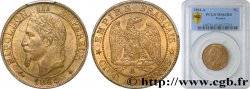 Cinq centimes Napoléon III, tête laurée 1864 Paris F.117/11
