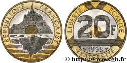 20 francs Mont Saint-Michel, BE (Belle Épreuve) 1998 Pessac F.403/14 var.