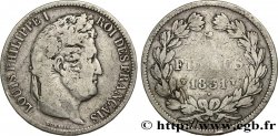 5 francs Ier type Domard, tranche en relief 1831 Lille F.320/13
