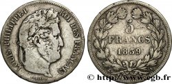 5 francs, IIe type Domard 1839 Paris F.324/75