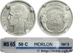50 centimes Morlon, légère 1947 Beaumont-Le-Roger F.194/11