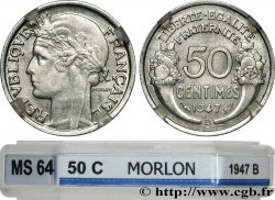 50 centimes Morlon, légère 1947 Beaumont-Le-Roger F.194/11