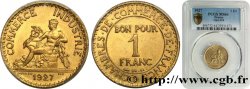 1 franc Chambres de Commerce 1927 Paris F.218/9