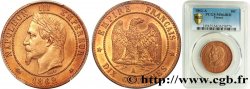 Dix centimes Napoléon III, tête laurée 1862 Paris F.134/5