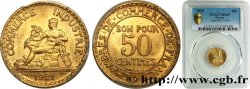 50 centimes Chambres de Commerce 1921 Paris F.191/3