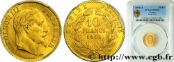10 francs or Napoléon III, tête laurée 1866 Paris F.507A/12 MS65 PCGS