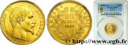 20 francs or Napoléon III, tête nue 1860 Paris F.531/17 SPL64 PCGS