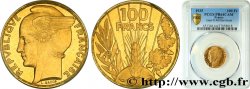 100 francs or, Bazor, Flan Bruni 1935 Paris F.554/7 SPL64 PCGS