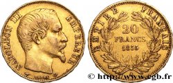 20 francs or Napoléon III, tête nue 1855 Paris F.531/4 TTB40