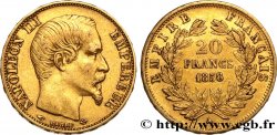 20 francs or Napoléon III, tête nue 1858 Paris F.531/13