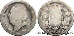 1/2 franc Louis XVIII 1824 Rouen F.179/44 B8