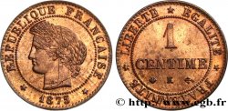 1 centime Cérès 1875 Bordeaux F.104/5