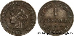 1 centime Cérès 1875 Paris F.104/4 TTB48