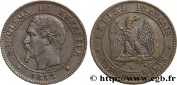 Deux centimes Napoléon III, tête nue 1853 Bordeaux F.107/6 TTB45