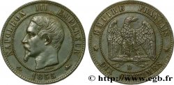 Dix centimes Napoléon III, tête nue 1855 Lyon F.133/26