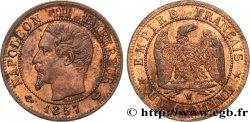 Un centime Napoléon III, tête nue 1857 Lille F.102/37