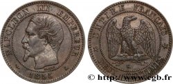 Deux centimes Napoléon III, tête nue 1855 Bordeaux F.107/33