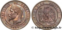 Dix centimes Napoléon III, tête laurée 1864 Bordeaux F.134/15