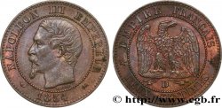Deux centimes Napoléon III, tête nue 1854 Lyon F.107/13