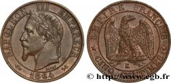 Cinq centimes Napoléon III, tête laurée 1864 Bordeaux F.117/15