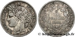 5 francs Cérès, IIe République 1849 Strasbourg F.327/3