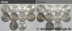 Lot de 10 pièces de 100 francs commémoratives - - F.-/