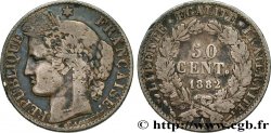 50 centimes Cérès, Troisième République 1882 Paris F.189/10