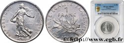 1 franc Semeuse, nickel, Grand 0 1960 Paris F.226/5 SUP62 PCGS