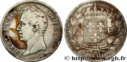 5 francs Charles X 2e type, tranche en relief 1830 Paris F.312/1