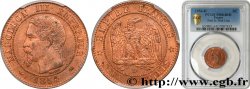 Deux centimes Napoléon III, tête nue 1854 Lyon F.107/15