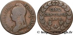 Cinq centimes Dupré, grand module 1800 Paris F.115/99 TB15