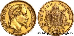 20 francs or Napoléon III, tête lauré 1861 Strasbourg F.532/2