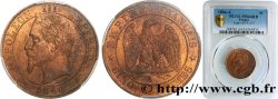 Cinq centimes Napoléon III, tête laurée 1864 Paris F.117/13 MS64 PCGS